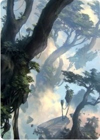 Forest 1 Art Card [Zendikar Rising Art Series] | Arkham Games and Comics