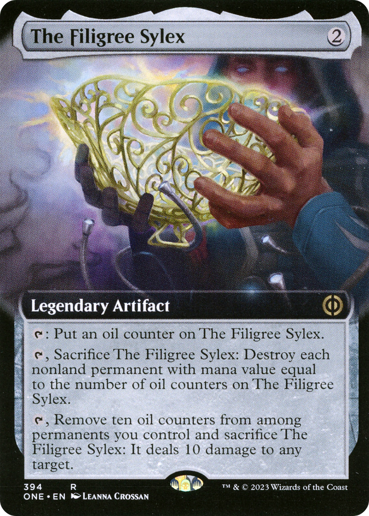 The Filigree Sylex (Extended Art) [Phyrexia: All Will Be One] | Arkham Games and Comics