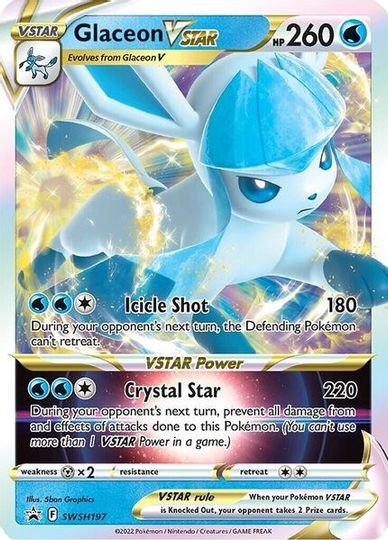 Glaceon VSTAR (SWSH197) [Sword & Shield: Black Star Promos] | Arkham Games and Comics