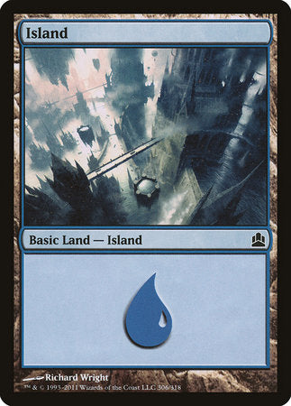 Island (306) [Commander 2011] | Arkham Games and Comics