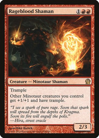 Rageblood Shaman [Theros] | Arkham Games and Comics