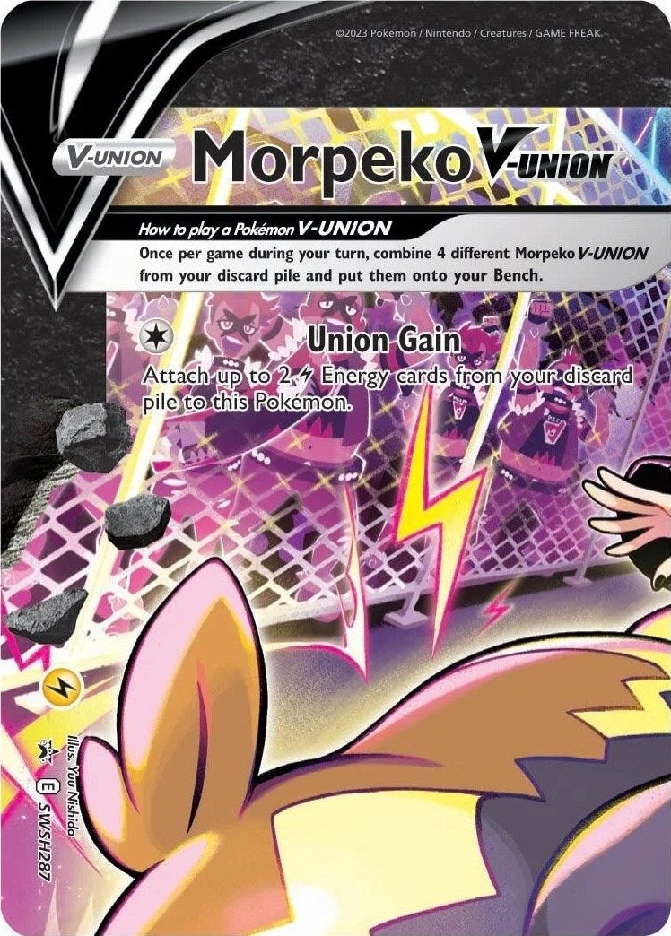 Morpeko V-Union (SWSH287) [Sword & Shield: Black Star Promos] | Arkham Games and Comics