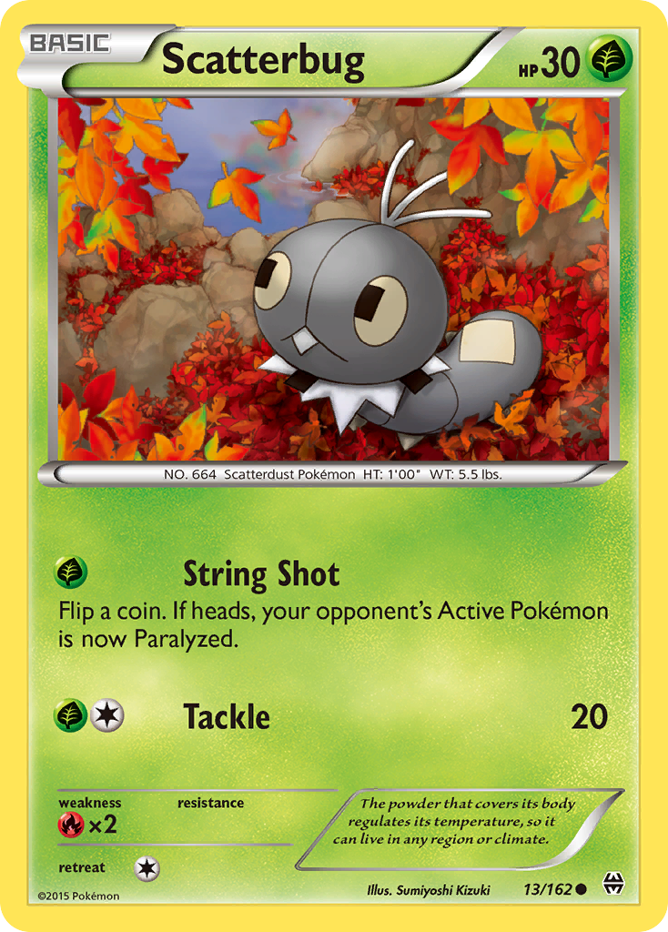 Scatterbug (13/162) [XY: BREAKthrough] | Arkham Games and Comics