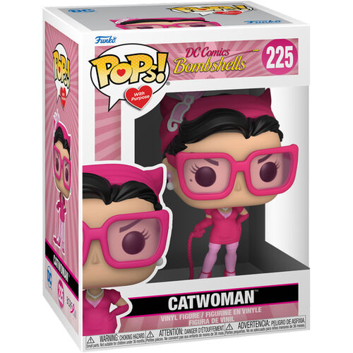 Funko POP! Heroes: Breast Cancer Awareness - Bombshell Catwoman | Arkham Games and Comics