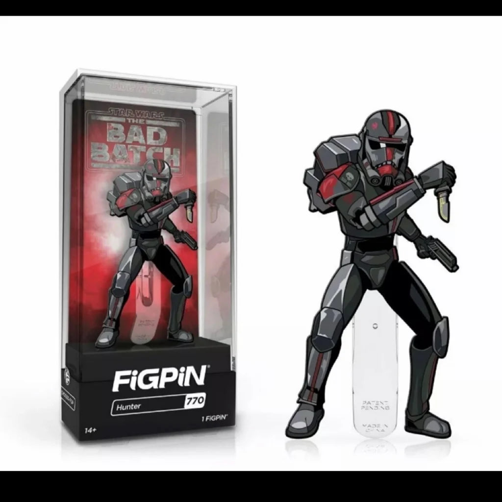 FiGPiN: Star Wars: The Bad Batch - Hunter #770 - 3-Inch Enamel Pin | Arkham Games and Comics
