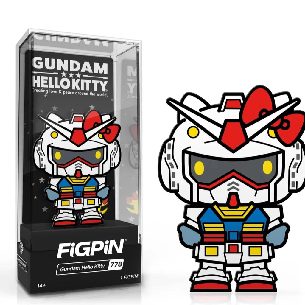 Hello Kitty x Gundam FiGPiN Collectable! | Arkham Games and Comics