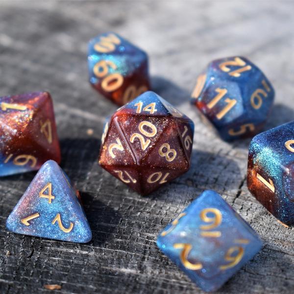 Misty Mountain Acrylic Dice | Arkham Games and Comics