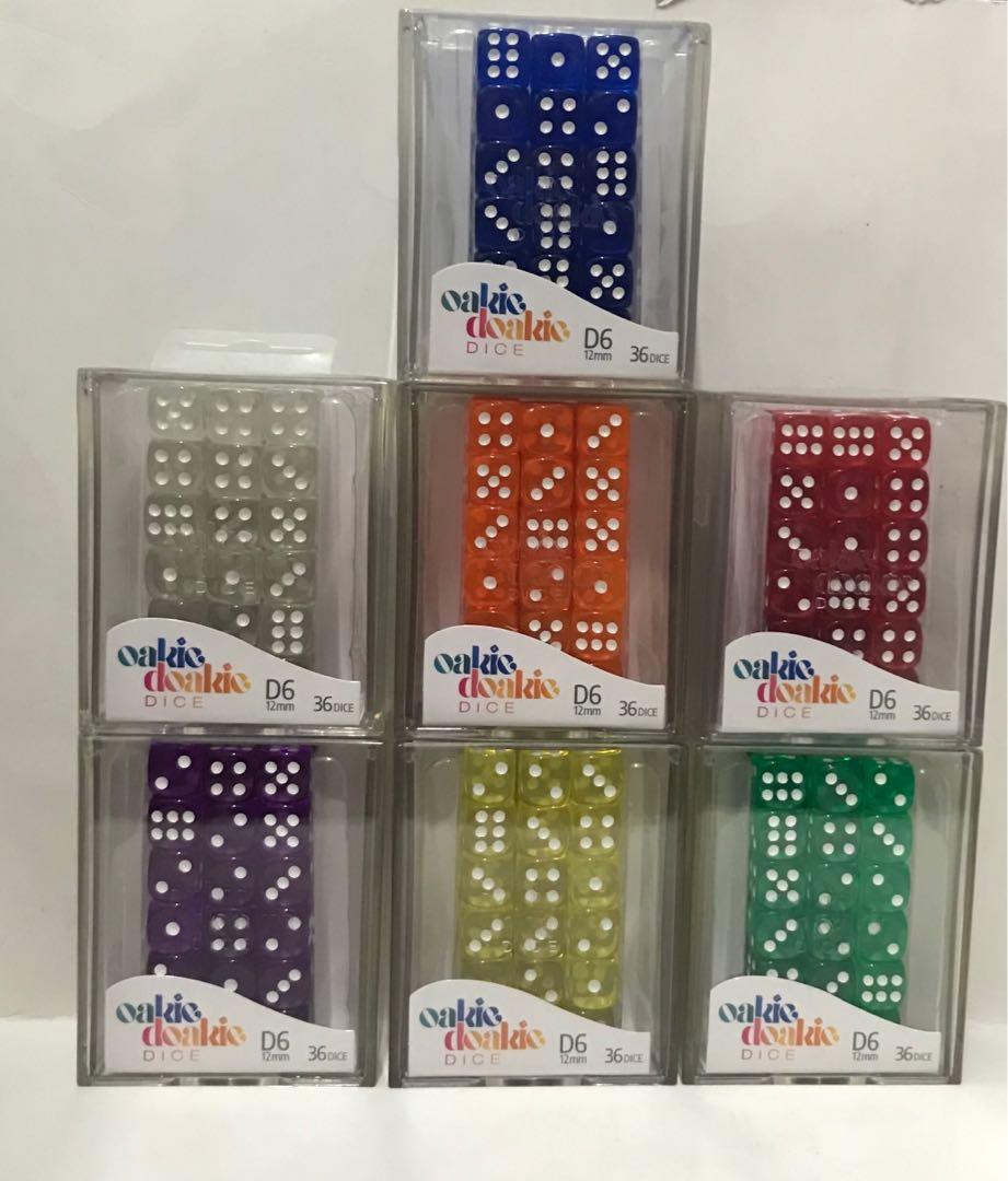 Oakie Doakie D6 12 mm 36ct Dice | Arkham Games and Comics
