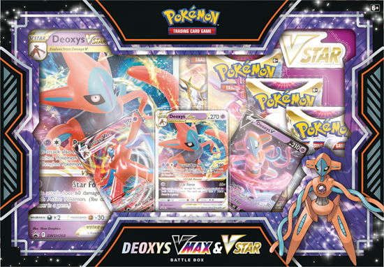 Deoxys VMAX & VSTAR Battle Box | Arkham Games and Comics