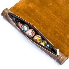 FoamBrain Roll Up Leatherette Dice Mat | Arkham Games and Comics
