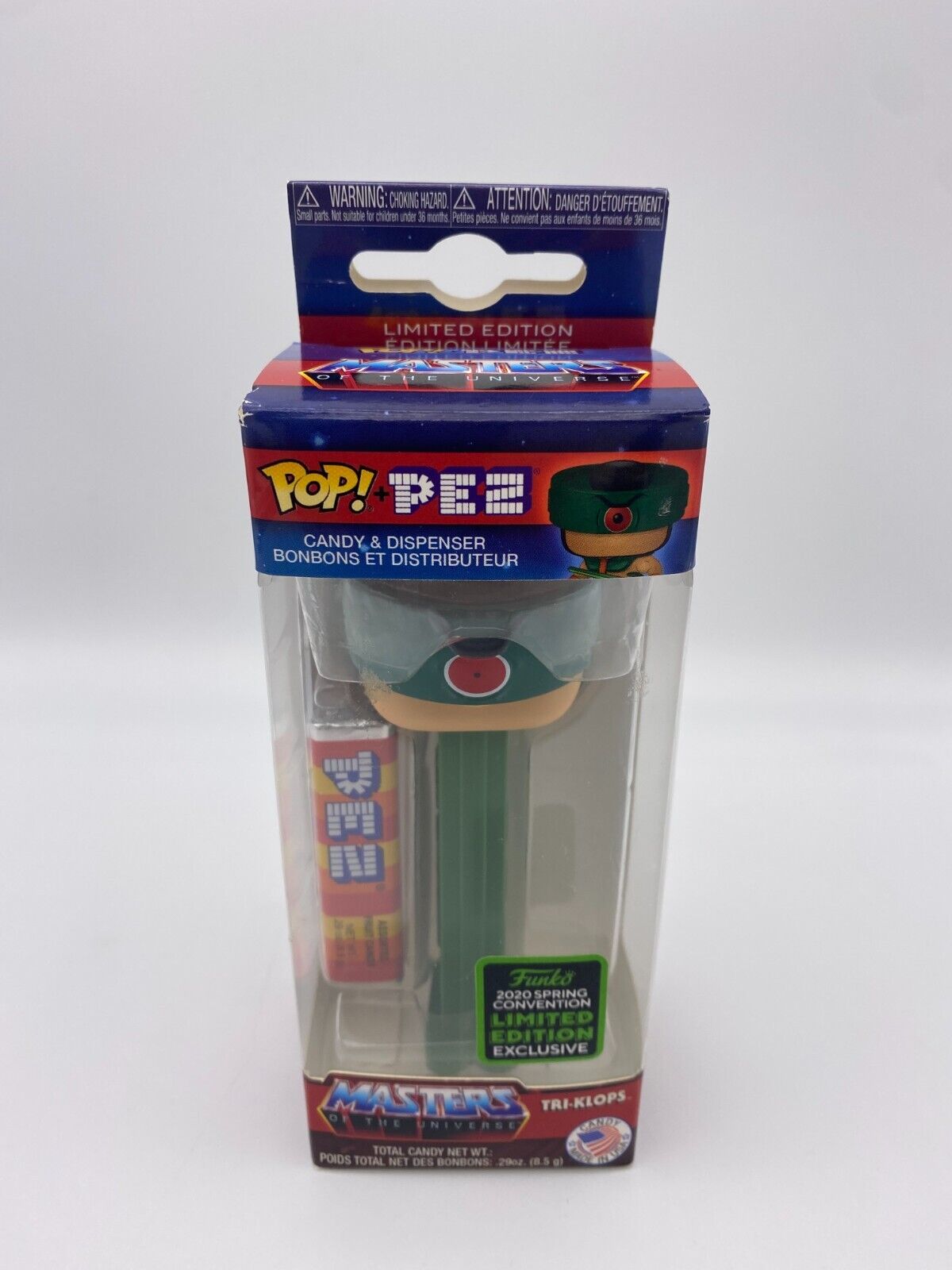 Funko POP! PEZ Masters of the Universe Tri-Klops Spring Convention Exclusive | Arkham Games and Comics