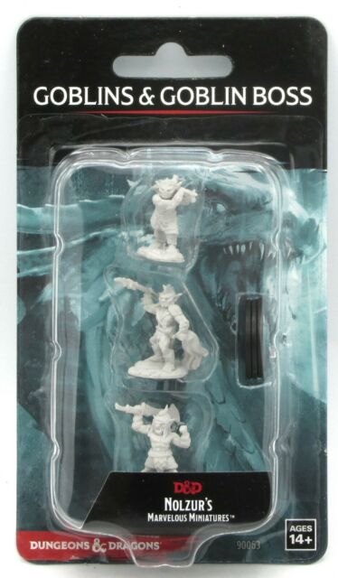 Nolzur's Marvelous Miniatures Goblin and Goblin Boss | Arkham Games and Comics