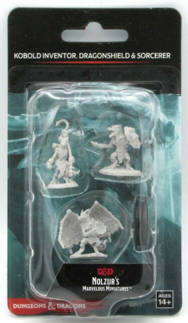 Nolzur's Marvelous Miniatures Kobold Inventer, Dragonshield and Sorcerer | Arkham Games and Comics
