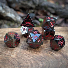 Misty Mountain Metal Dice Set | Arkham Games and Comics