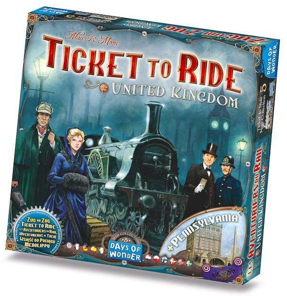 Ticket to Ride United Kingdom Expansion | Arkham Games and Comics