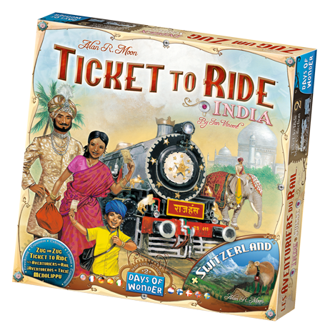 Ticket to Ride India Expansion | Arkham Games and Comics