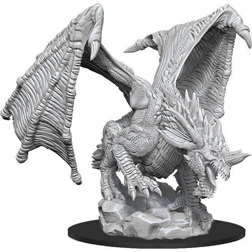D&D Nolzur's Marvelous Unpainted Minis: W15 Young Blue Dragon | Arkham Games and Comics